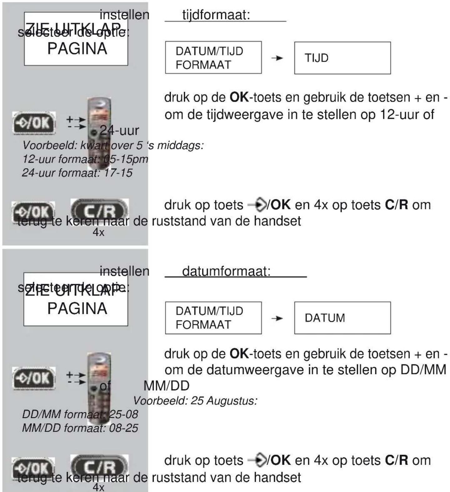 Fysic FX-5000 - TIJD EN DATUM: - 1