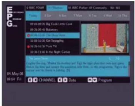 EMTEC Movie Cube V850H - Electronic Programming Guide - 1