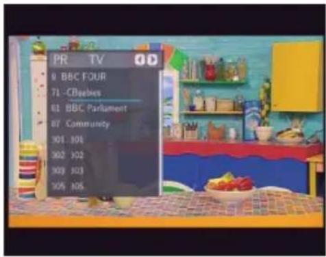 EMTEC Movie Cube V850H - Program List Menu - 1