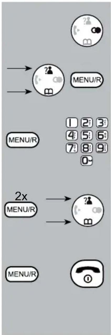 Fysic FX-5120 - KOPIËREN NAAR HET TELEFOONBOEK-GEHEUGEN: - 1