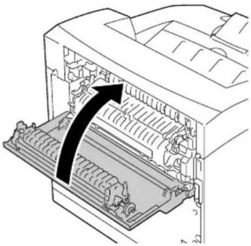 KONICA MINOLTA PagePro 4650EN - Een verkeerde mediatoevoer bij de fixeereenheid verhelpen - 12
