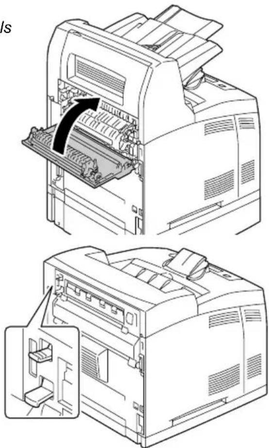 KONICA MINOLTA PagePro 4650EN - Sluit de achterdeksel. - 2