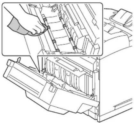 KONICA MINOLTA PagePro 4650EN - De duplex toevoerrollen reinigen - 2