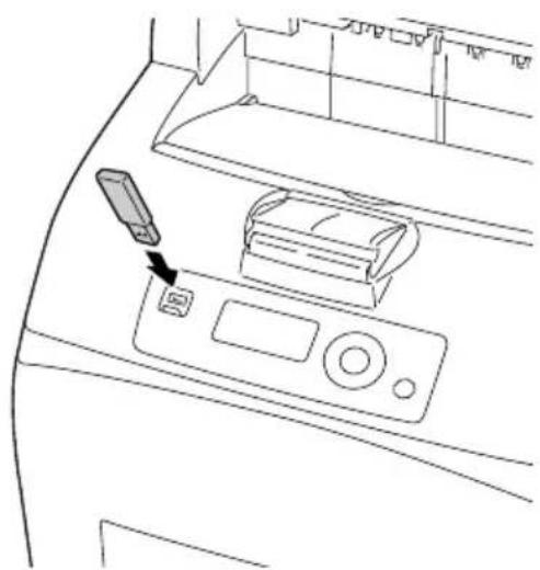 KONICA MINOLTA PagePro 4650EN - Afdrukken vanaf een aangesloten USB geheugenapparaat - 2
