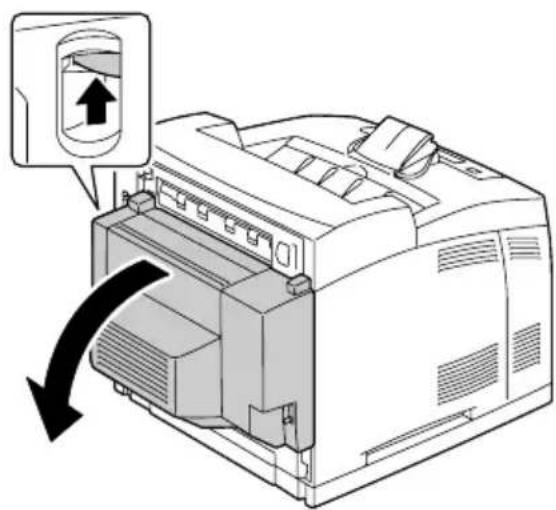KONICA MINOLTA PagePro 4650EN - Bij de binnenzijde van de duplex deksel - 1