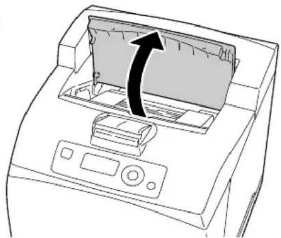 KONICA MINOLTA PagePro 4650EN - Open de bovendeksel. - 2