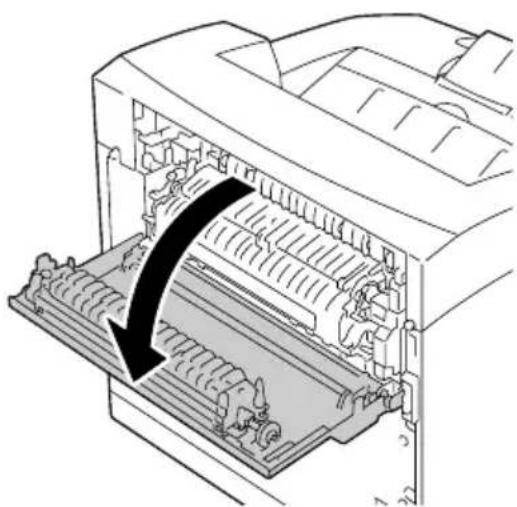 KONICA MINOLTA PagePro 4650EN - Een verkeerde mediatoevoer bij de fixeereenheid verhelpen - 4
