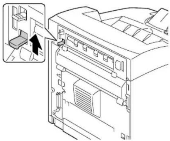 KONICA MINOLTA PagePro 4650EN - Een verkeerde mediatoevoer bij de fixeereenheid verhelpen - 3