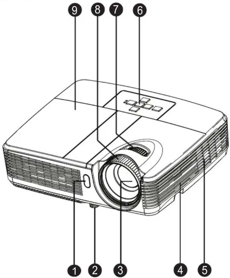 OPTOMA DS5-XL - Vooraanzicht - 1