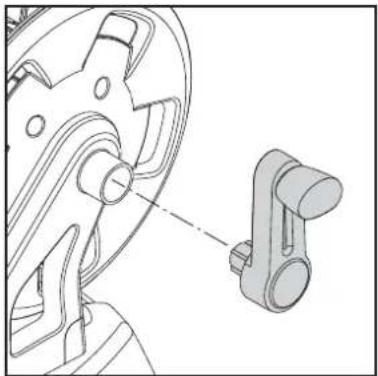 NILFISK P 160.2-15 PLUS X-TRA - Bevestiging van handgreep van slanghouder (modellen met slanghouder) - 1