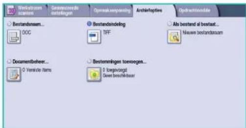 Workstation Scimen Gesamende de dastungen Operakverpensing Archafogrisie Opdraktionsmodelle Bestandsam... DOC Bestandsindeling BFF Als bestand af bestaat... Nieuw bestandsam Documentbeheer... Yerside Items Bestemmigen tovoegen... 0 toegivoregt Deen beschikbaar