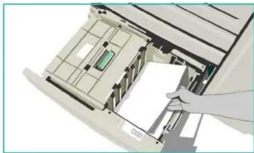 XEROX WorkCentre 5740V_SEN - Papier in lade 3 en 4 plaatsen - 2
