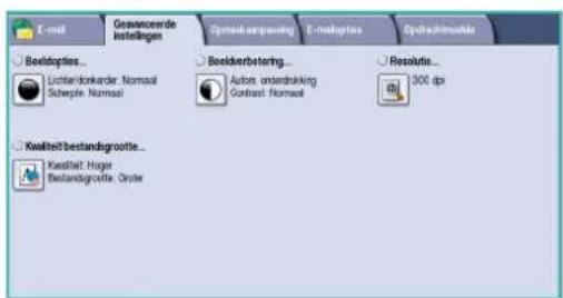 E-mail Gevanende instellungen Sprintanpassing E-mailoptes Ostrachimodite Beeldoptes... Lichtlandonkader: Nomaal Schepsie: Nomaal Beelderbsterung... Autres: onderbukking Contrast: Nomaal Resolutie... 300 dpi Kwaliteitbestandgrootte... Kredital: Hoger Bestandgrochte: Order