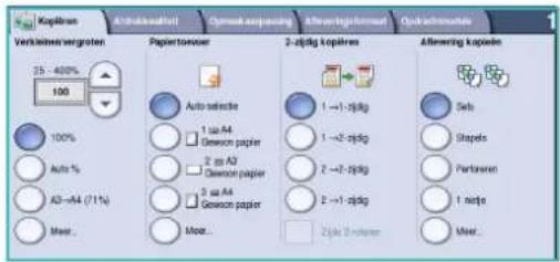Kopäten Verkleines/vergröten 100 35 - 400% Auto selectie 1 zu A4 Gewon papier 2 zu A2 Gewon papier 3 zu A4 Gewon papier Auto selectie 1 zu A4 Gewon papier 2 zu A2 Gewon papier 2 zu A4 Gewon papier 2-zijzig kopieren 1 →-1-zijzig 1 →-2-zijzig 2 →-2-zijzig 2 →-1-zijzig Zijzig 2-risieren Allwering kopieren Sets Stapels Partenzen 1 netje Mier...