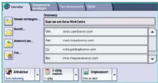Nieuw entrangers... Bericht... Antecord aan... Van... Onderwerp Scan van een Xerox WorkCentre Van: xerox notes&xerox.com Aan: mank.knpeesxerox.com Cc: mike.goldingxerox.com Bcc: shire.mqqueensxerox.com Athrakkeur Auto-henkering 2-jzig 1-jzig Originedsoort Fisto en takel