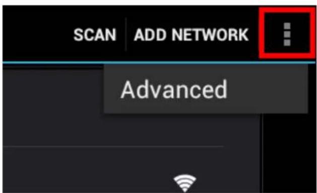 SCAN ADD NETWORK Advanced