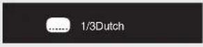 MARANTZ UD5005SG - Druk op SUBTITLE tijdens weergave. - 1