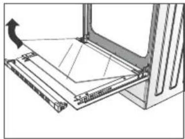 INVENTUM VFG6012WIT - Removing and installing the oven's front door glass - 3
