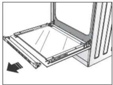INVENTUM VFG6012WIT - Removing and installing the oven's front door glass - 2