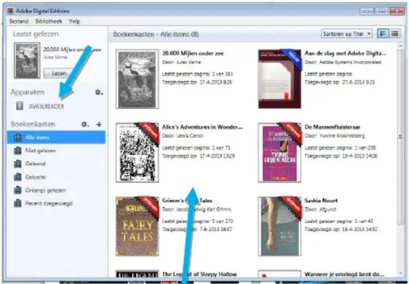 Autovision AV-61 - Nu sluit u de E reader aan op de pc - 1