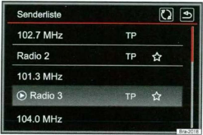 Senderliste 102.7 MHz TP Radio 2 TP ☆ 101.3 MHz Radio 3 TP ☆ 104.0 MHz Bra-2018