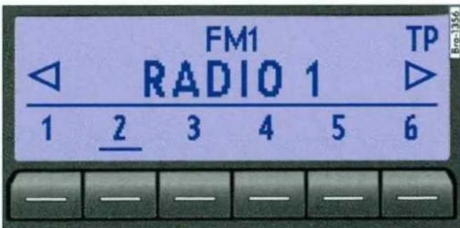FM1 RADIO 1 TP 1 2 3 4 5 6