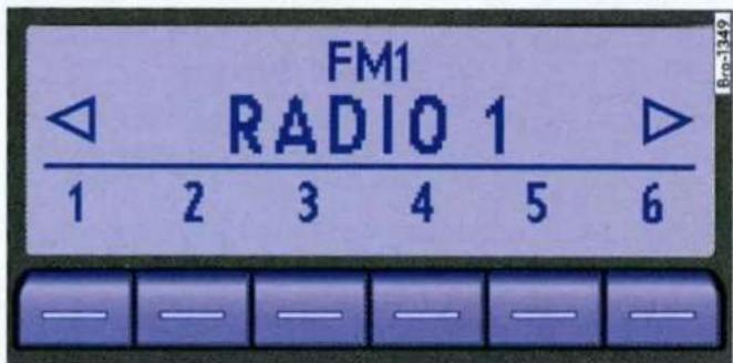 FM1 RADIO 1 1 2 3 4 5 6