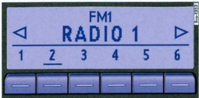 FM1 RADIO 1 1 2 3 4 5 6