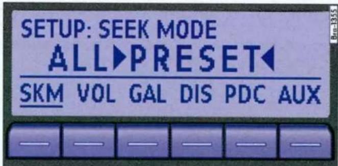 VOLKSWAGEN RCD 210 - Instellingen wijzigen - 2