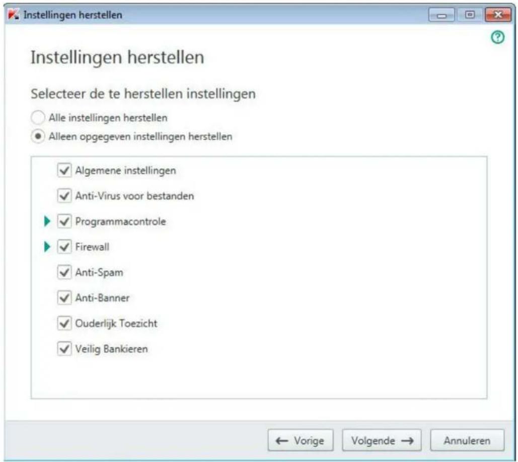 KASPERSKY LAB Total Security - Stap 3. Acties van Privacybescherming selecteren - 1