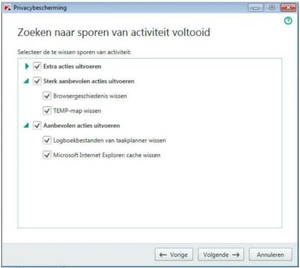 KASPERSKY LAB Total Security - Stap 2. Instellingen herstellen - 1