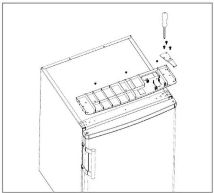INVENTUM KV552 - removing the top panel - 3