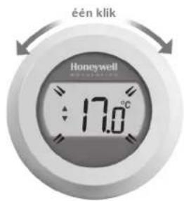 één klik Honeywell 17.0°C