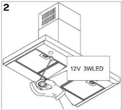 2 12V 3WLED