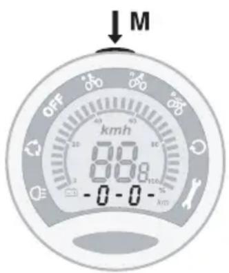 OFF 20 40 60 80 km/h 88 -0 -0 -100 M