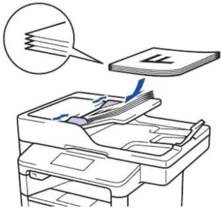 BROTHER MFC-L6900DWTSP - Ondersteunde documentgroottes - 2