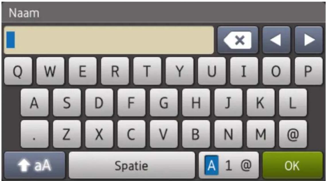 BROTHER MFC-L6900DWTSP - Hoe tekst invoeren in uw machine van Brother - 1