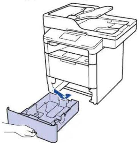 BROTHER MFC-L6900DWTSP - Dik papier in de papierlade plaatsen - 1