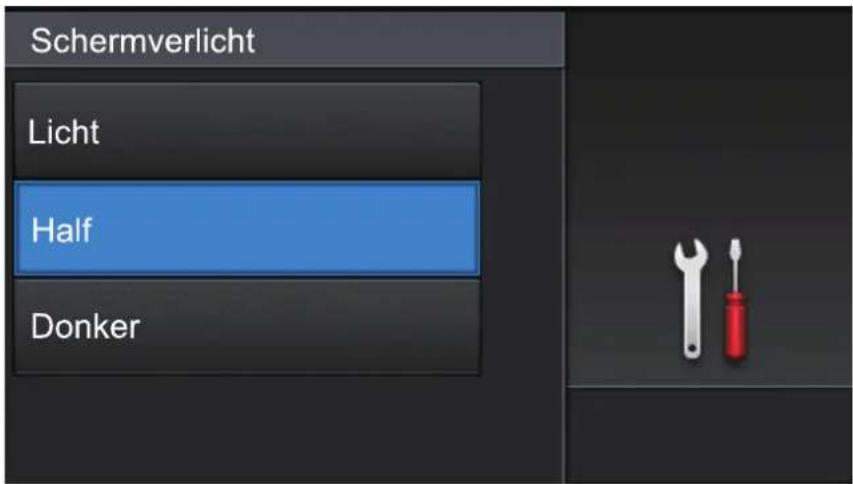 Schermverlicht Licht Half Donker
