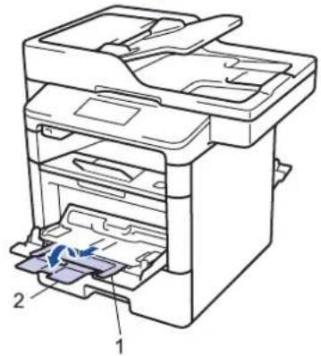 BROTHER MFC-L6900DWTSP - Dik papier en etiketten plaatsen en bedrukken met de multifunctionele lade - 4