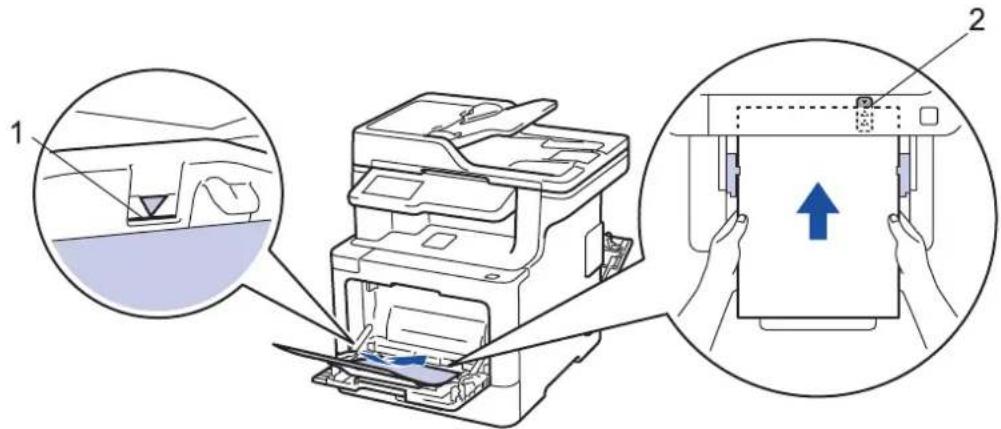 BROTHER MFC-L9570CDWTSP - Etiketten plaatsen en bedrukken met de Multif. lade - 4