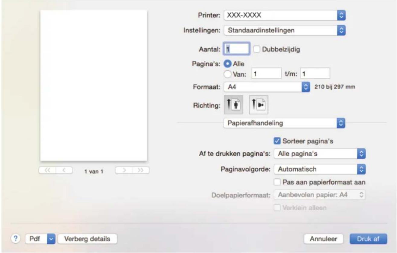Printer: XXX-XXXX Instellingen: Standaardinstellingen Aantal: 1 Dubbelzijdig Pagina's: Alle Van: 1 t/m: 1 Formaat: A4 210 bij 297 mm Richting: Papierafhandeling Sorteer pagina's Af te drukken pagina's: Alle pagina's Paginavolgorde: Automatisch Pas aan papierformaat aan Doelpapierformaat: Aanbevolen papier: A4 Verklein alleen 1 van 1 ? Pdf Verberg details Annuleer Druk af
