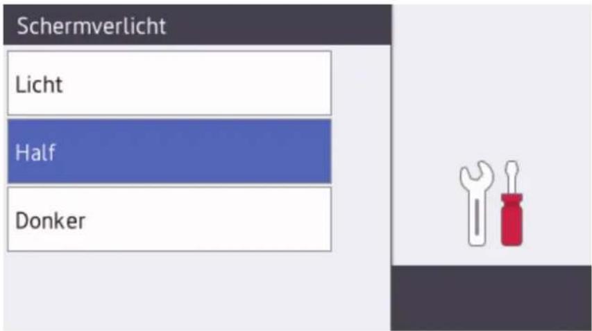 Schermverlicht Licht Half Donker