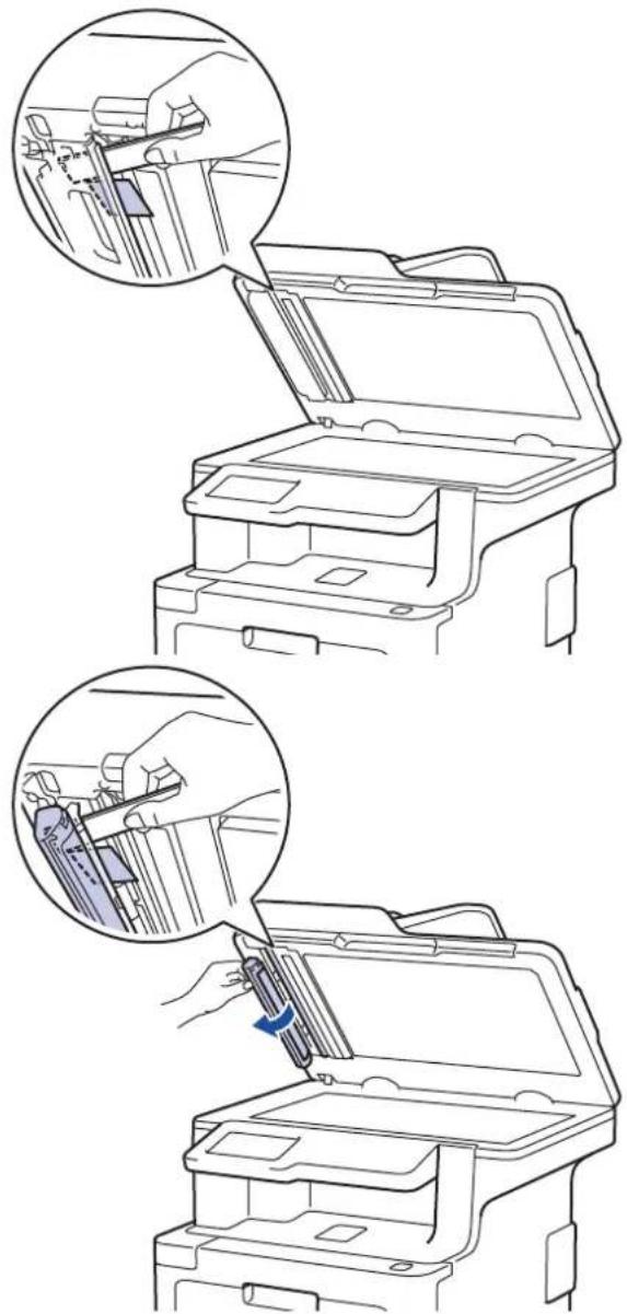 BROTHER MFC-L9570CDWTSP - Verwijder kleine papiersnippers die in de ADF (automatische documentinvoer) zijn vastgelopen - 1