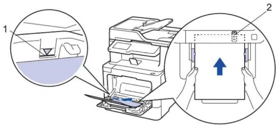 BROTHER MFC-L9570CDWTSP - Er is papier vastgelopen in de multifunctionele lade - 2