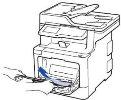 BROTHER MFC-L9570CDWTSP - Er is papier vastgelopen in de multifunctionele lade - 1