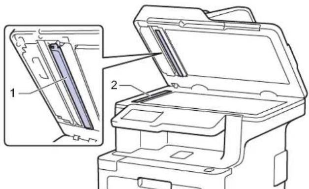 BROTHER MFC-L9570CDWTSP - De scanner schoonmaken - 2