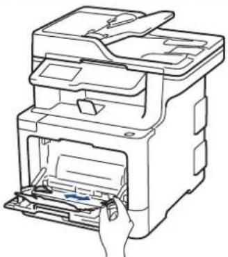 BROTHER MFC-L9570CDWTSP - Papier in de multifunctionele lade (Multif. lade) plaatsen - 4
