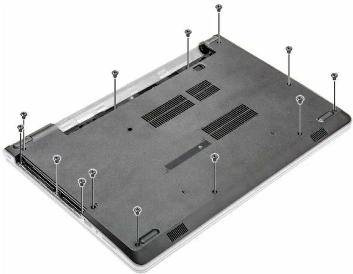 DELL Vostro 3576 - De onderplaat verwijderen - 2