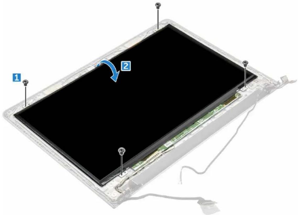 DELL Vostro 3576 - Het beeldschermpaneel verwijderen - 1